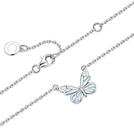Bransoletka Papillon Bleu – srebro 925