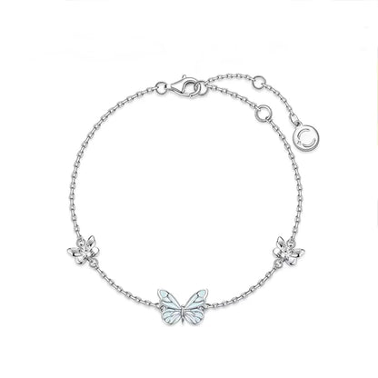 Bransoletka Papillon Bleu – srebro 925